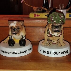 Bulldog Figurineszelda  with Motivational Quotes